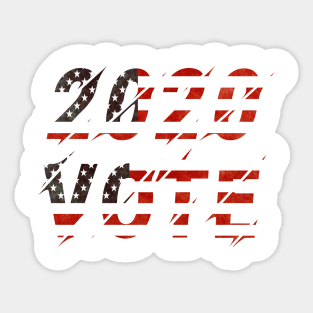 Vote 2020. USA Election. Patriotic Collection Sticker